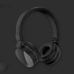 Wholesale Shocked Bass HD Wireless Bluetooth Stereo Headphone A9 (Black)